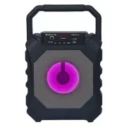 Fully Powered 500 Watts Bluetooth Portable Multimedia Speaker - Blade10 Silver
