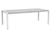 FurnitureOkay Manly Aluminium Outdoor Dining Table - White