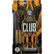 Harrows Club Brass 21g Darts Beginners Sports Equipment w/ Slimpack Carry Case