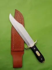 D2 Steel Bowie Knife 16" Custom Handmade Iron Mistress Fighter Bowie Knife