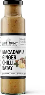 Macadamia Ginger Chilli Satay 250 Ml