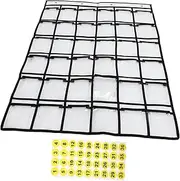 HAPINARY Classroom Phone Holder and Calculator Organizer Wall Pocket Chart for Efficient Storage of Cell Phones Study Cards and More Space Saving Design for Classrooms and Offices