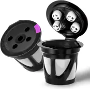 Reusable K Cups for Keurig 2-Pack Universal K CUP Refillable Coffee Pods with