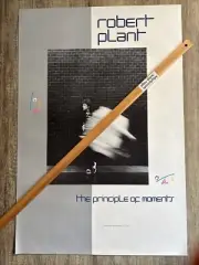 VINTAGE POSTER: ROBERT PLANT The Principle Of Moments (In Store Poster 1983)