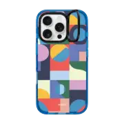 iPhone 16 Pro Impact Ring Stand Case MagSafe Compatible Geometric by Poketo