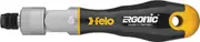 Felo SD ERGONIC K 1/4 | Screwdriver with 3K Handle, Ratchet and 180° Bending Function