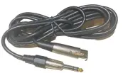 XLR Female Stereo 10Ft Cable to 6.3mm TRS Male M 1/4” Plug