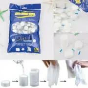 1/100PCS Disposable Cotton Compressed Travel Towel Tablets Face Cleaning TissDO