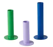 Pack of 3 IKEA TUVKORNELL Candle Holder, Set of 3, Mixed Colors Steel Brand NEW