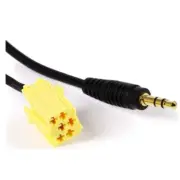 Aux Line In Adapter Smart 451 for Two Stecker Buchse Auto Radio iPod MP3 Iphone