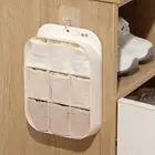 Storage Container Compartmented Separate Storing 9 Grids Cabinet Door Hanging