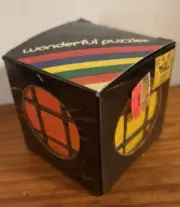 Vintage 1980s Wonderful Puzzler Cube Puzzle Game New Old Stock Similar To Rubiks