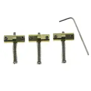 Wilkinson Vintage Compensated Tele Bridge Brass Saddle Set Telecaster Saddles