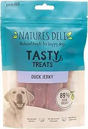 Duck Jerky Dog Treats - Low Fat, High Protein, Nutritious, Delicious - 100g