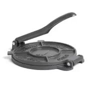ALPHA LIVING 50520A 8 Inch Quesadilla Heavy Duty Empanada Press – Cast Iro