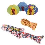 Cat Toy Bundle , Pollock Fish, Stinkie And My Cats Balls Cat Toy Gift