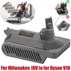 For 18V Milwaukee Convert to for Dyson V10 Vacuum Cleaner Tool Battery Adapter