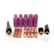 WS WP-17/18/26 TIG Welding Collet&Collet Body&Alumina Nozzle Ceramic Tip Qty-17