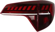 Compatible for Vezel 2012-2018 Car Accessories Animation Trailer Lights Tail Lamp Rear DRL Signal Automotive Plug And Play(Tail Light Red 2PCS)