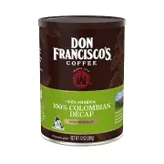 Premium Decaf Colombia Supremo Ground Coffee: Rich, Aromatic 100% Arabica Beans