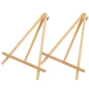 2Pcs Tabletop Painting Easel Stand Display Tabletop Canvas Easel Decor Holding