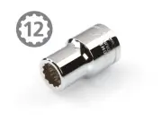 TEKTON 14212 1/2-Inch Drive by 7/16-Inch Shallow Socket, Cr-V, 12-Point
