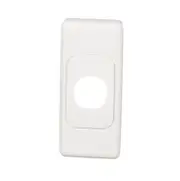 Clipsal 2031-WE - 1 Gang Architrave Grid & Surround White - 2000 Series