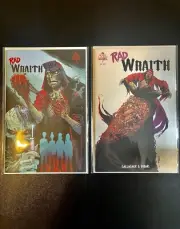 RAD WRAITH #1 Cover B 1:10 Variant & #2 Cover A Kickstarter Exclusive NM 2022Set
