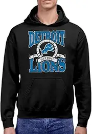 Hybrid Sports NFL - Stacked Circle Banner - Officially Licensed Adult Pullover Fleece Hoodie for Men & Women