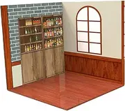 Oshhni Display Stand for 1:12 Scale Action Figures and Vehicle Models, Pub