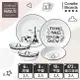 【美國康寧 CORELLE】史努比SNOOPY 冒險旅程5件式餐具組-E02