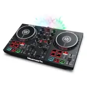 Numark Mix II Controller Set for Beginners with Built-in Party Lights Mixer f...