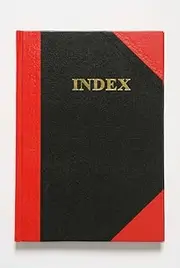 Cumberland Original Notebook A4 Indexed 100 Leaf Ruled, Red and Black, (FCA4100I)