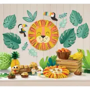 Get Wild Jungle 3D Wall Decorating Kit (13 Pieces)