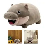 Moo Deng Pygmy Hippoes Plushie Hippopotamus Stuffeds Animal Pillow for