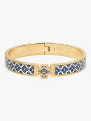 heritage spade flower hinged bangle