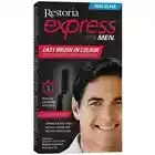 Restoria Express Hair Dye for Cover Grey Hair 1.3 fl. oz Real Black EXP08/26