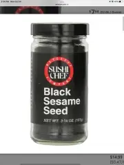Sushi Chef Black Sesame Seed, 3.75 oz Jar - 8/26/24 Imprint