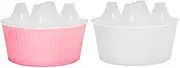 ibasenice 2pcs Decorative Hydroponic Planter Pots for Tulip Bulbs Pot for Narcissus and Hyacinth Seedballs User Friendly Setup for Indoor and Outdoor Decoration