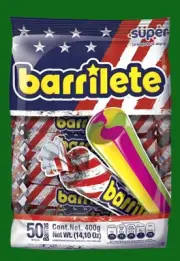 Colombian Barrilete Chewy Candy Tutti Frutti -50 Pack (BB: 12/2026)