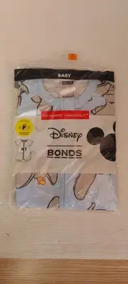 NEW BNIP BONDS Unisex Disney Dumbo short Summer Zippy Wondersuit - Size 00 3-6 M