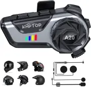 Motorcycle Helmet Speaker Helmet Bluetooth Headset, 1000mAh Battery, CVC&DSP Dua
