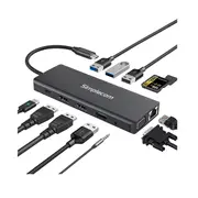 Simplecom Usb C 12 In 1 Multiport Docking Station Dual Hdmi