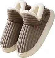 Cotton Slippers - House Slippers with Orthopedic Soles | Fuzzy Indoor Outdoor House Shoes for Winter, Men Women Home Slippers Zankie