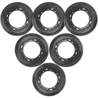 6 Packs 9'' Lazy Susan Hardware 5/16''Thick Turntable Bearing Swivel Pate