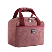 Storage Bag Lunch Bag Waterproof Thermal Insulated Lunch Box Tote Cooler Handbag Bento Pouch School Food Container