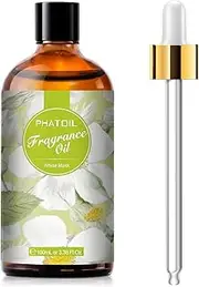 [PHATOIL] White Musk Fragrance Oils 100ML/3.38FL.OZ, Essential Oils for Diffuser, Humidifier, Aromatherapy, DIY Candle, Soap and Scented Products Making
