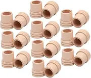 YOSADIER 20pcs Moxa Roller Extinguisher Wooden Moxibustion Accessories for Safe High-temperature Resistant Durable Moxa Fire Extinguisher