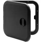 Hatch Access 373mm x 373mm Black Removable Hinge