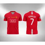 RONALDO MU HOME FINAL UCL 2008 球衣襯衫 / BAJU MICROFIBER JERSI